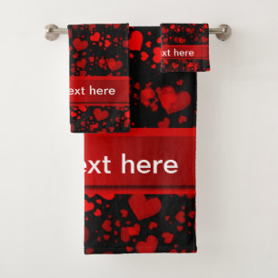 unique, beautiful, colourful, painted pattern a gr bath towel set