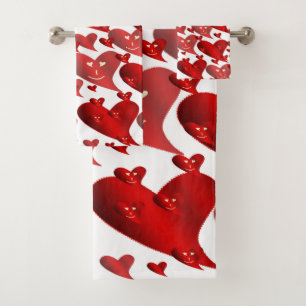 unique, beautiful, colourful, painted pattern a gr bath towel set