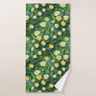 unique, beautiful, colourful, painted pattern a gr bath towel set