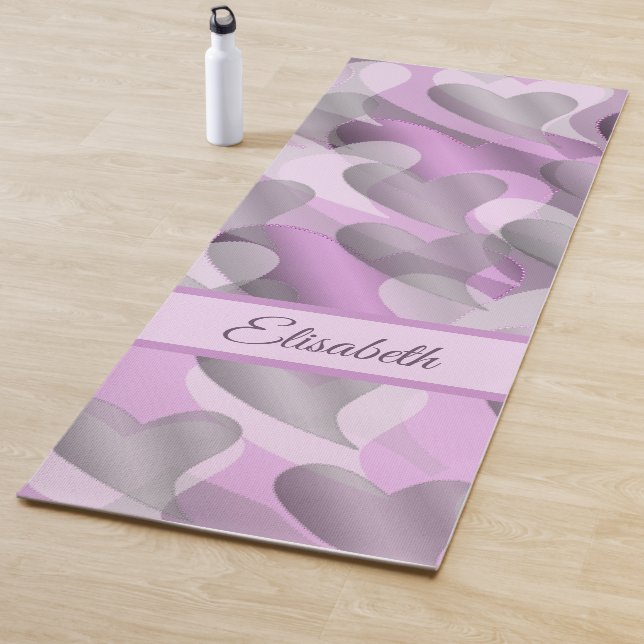 unique, beautiful, colourful, painted pattern a gr yoga mat (In Situ)