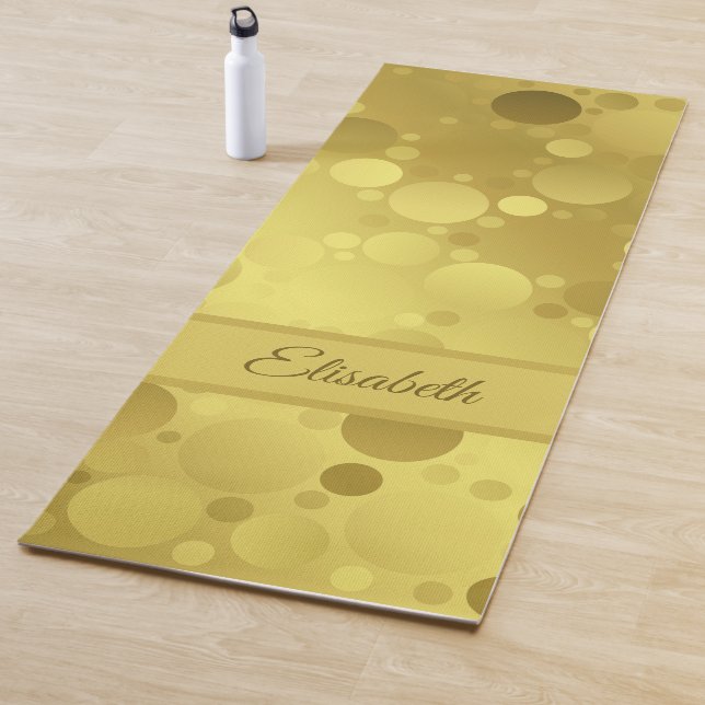 unique, beautiful, colourful, painted pattern a gr yoga mat (In Situ)