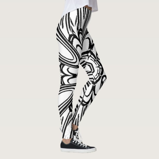 unique beautiful flower design leggings (Right)