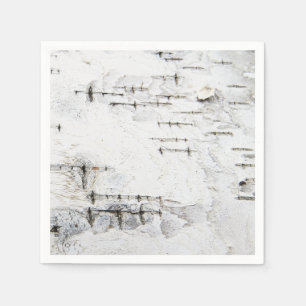 Unique birch bark napkins