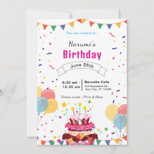Unique Birthday & Party Invitation Cards – Custom 