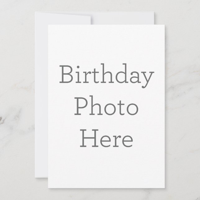 Flat Invitation, Size: 12.7 cm x 17.8 cm, Paper: Signature Matte, Envelopes: White (Front)