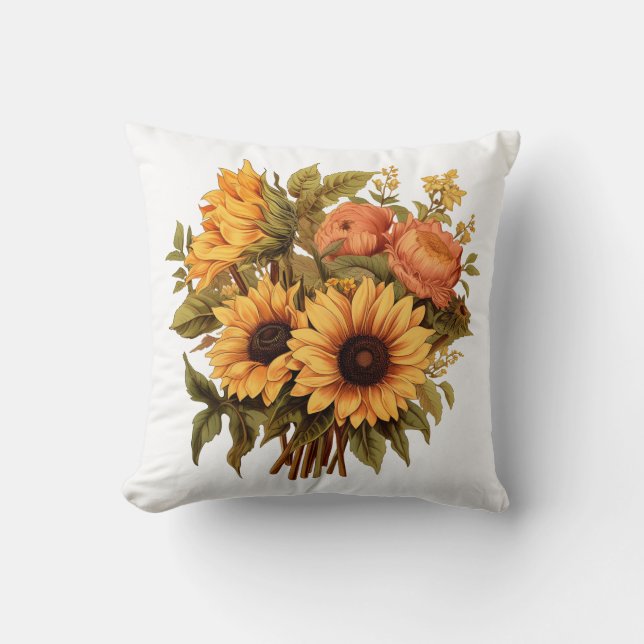 Unique black Design for white Lovers Cushion (Front)