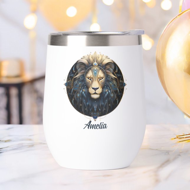 Unique Black Gold Cosmic Lion Star Sign Symbol Leo (Creator Uploaded)