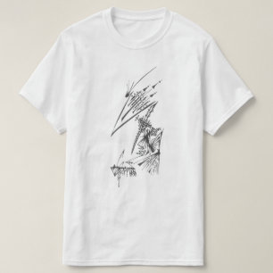 Unique Black White Abstract Tribal Tattoo Art T-Shirt