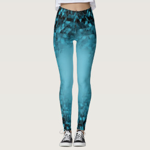 Unique Blue Leggings