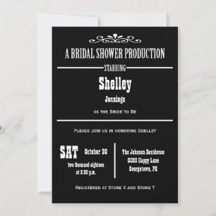 Unique Bridal Shower Invitations