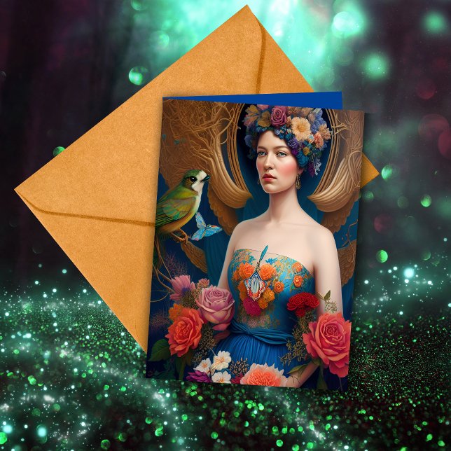 Unique Bridesmaid Proposal AI Art Whimsical Card (Creator Uploaded)