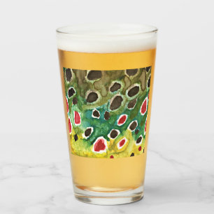 Unique Brown Trout Fishing Ichthyology Angler's Glass