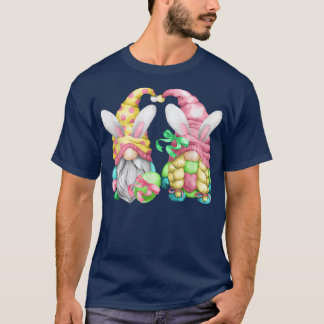 Unique Bunny Ear Gnomes For Women & Gardener For E T-Shirt