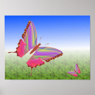 Unique Butterfly Canvas Print