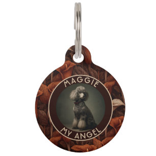 Unique Cat Owner Gift Calla Lilies Pet Tag