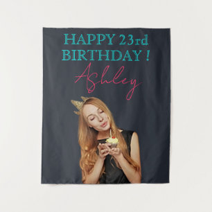 Unique Celebrations - Personalised Photo Birthday Tapestry