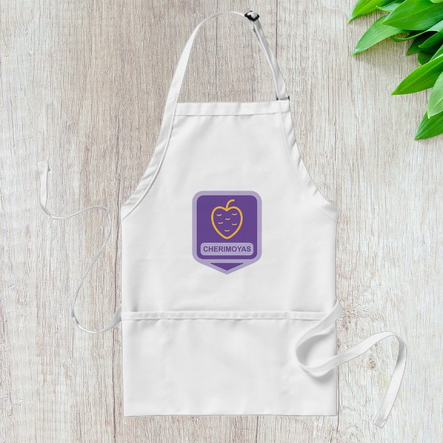 Unique Cherimoya Fruit Graphic Customisable  Standard Apron (Creator Uploaded)