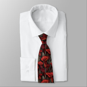 Unique Christmas Gift For Men Calla Lilies Tie