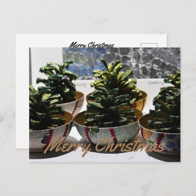 Unique Christmas Postcard (Front/Back)