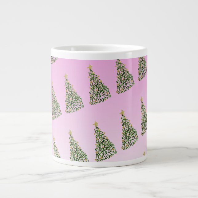 Unique Christmas Tree Pattern Speciality Mug (Front)