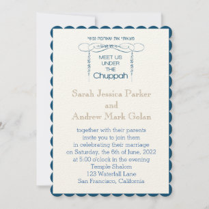 Unique Chuppah Invitation