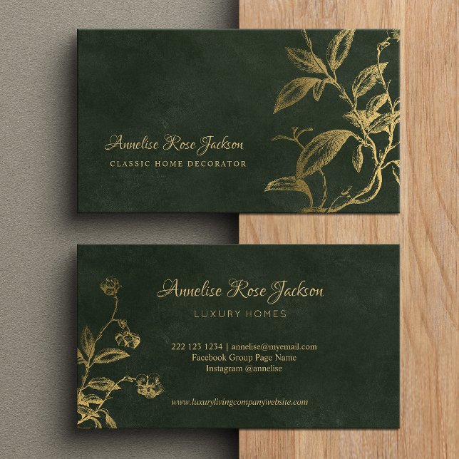 Unique classic elegant professional business card (Creator Uploaded)