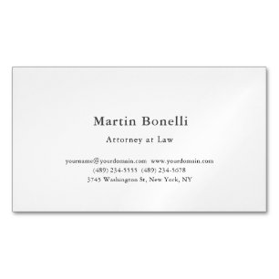 Unique Classical Personalised Custom Magnetic Business Card