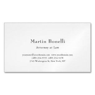 Unique Classical Personalised Custom Magnetic Business Card