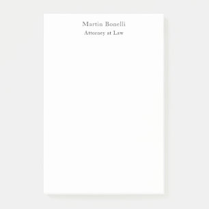 Unique Classical Personalised Custom Own Name Post-it Notes