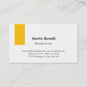 Unique Classical Simple Black & White Business Card