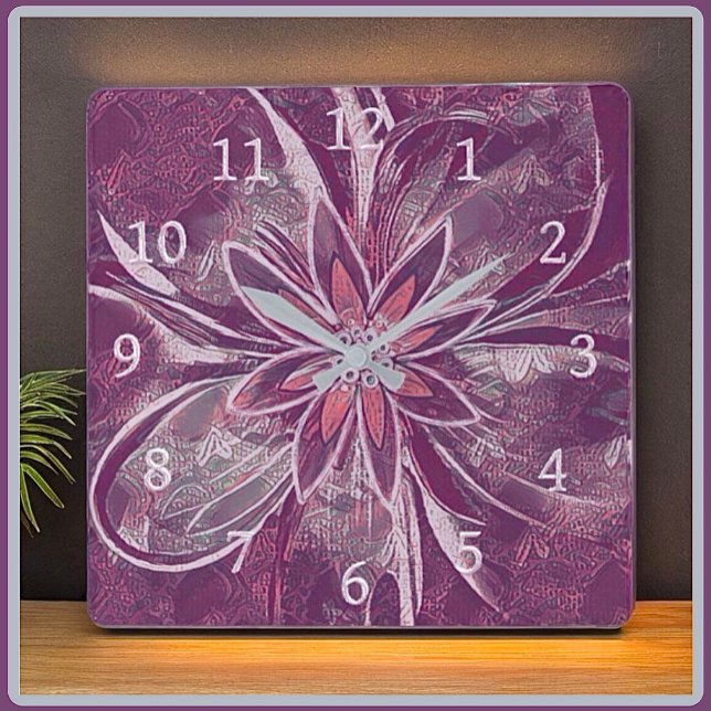 Unique clock in flower style (Creator Uploaded)
