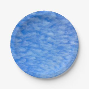 Unique Clouds Paper Plate
