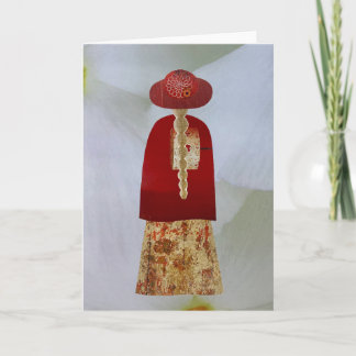 Unique Collage Earth Mama Emily Blank Card