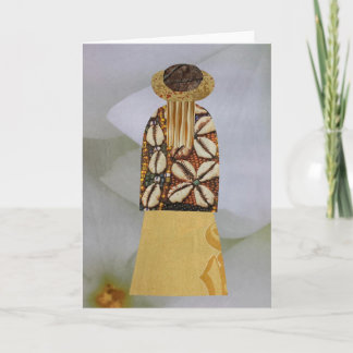 Unique Collage Earth Mama Michelle Blank Card