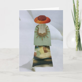 Unique Collage Earth Mama Star Blank Card