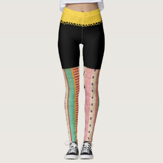 Unique collection grungy RUPYDETEQUILA block colou Leggings