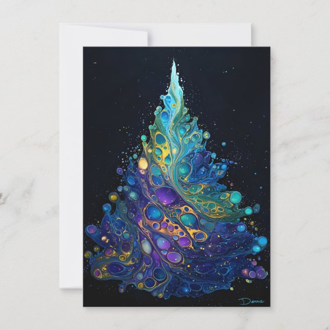 Unique Colorful Christmas Cards (Front)