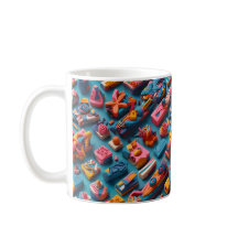 Unique & Colorful Shaped Erasers Pattern Design