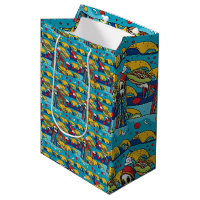 Unique Colourful Alien eating Tacos Wrapping Paper