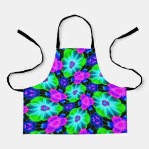 Unique Colourful Flower Pattern Apron