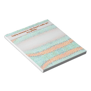 Unique Colourful Triangle Pattern & Quotes Notepad