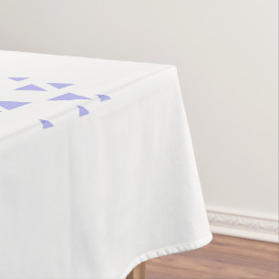 Unique Colourful Triangle Pattern & Quotes Tablecloth