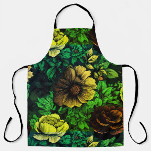Unique Colours Vintage Floral Print Apron