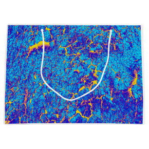 Unique Cool Digital Abstract Art Large Gift Bag