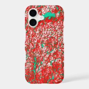 Unique Cool Pink Red Green Abstract Pattern
