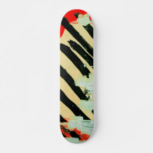 Unique Cool Worn Wall Paper Paint Skateboard