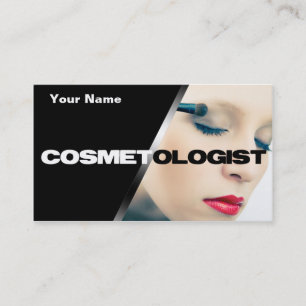 Unique Cosmetologist Business Cards