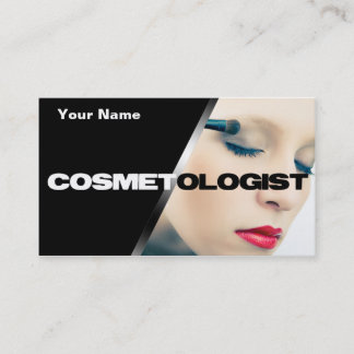 Unique Cosmetologist Business Cards