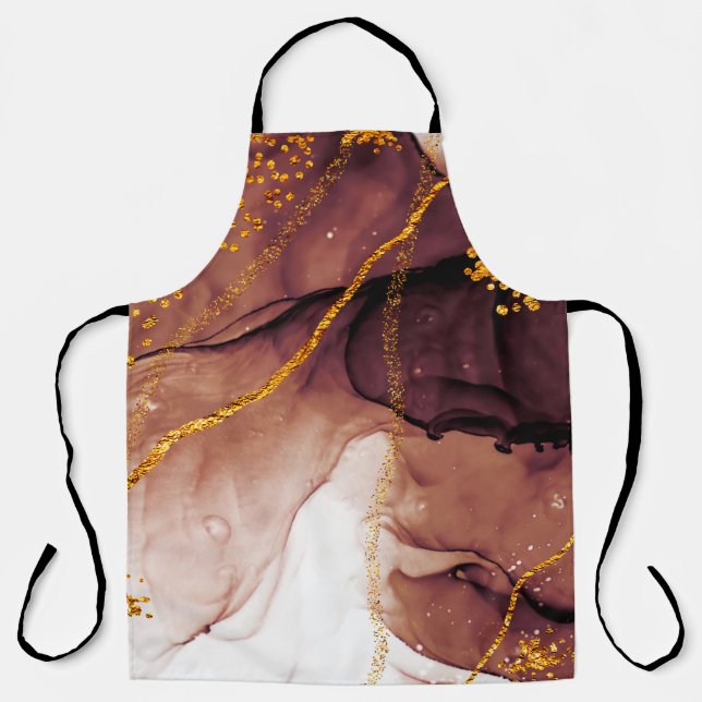 Unique creativity. Art&Gold. Inspired by the Sky.  Apron (Front)