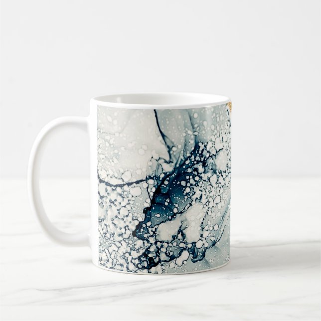 Unique creativity. Art&Gold. Inspired by the Sky.  Coffee Mug (Left)